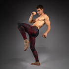Дълъг клин - Venum Quetzal Fury Spats - Black/Fury Red/ Tangerine​
